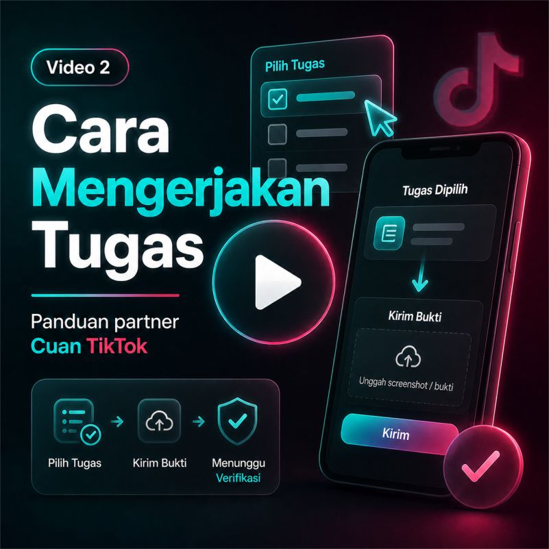 Cara mengerjakan tugas Cuan TikTok
